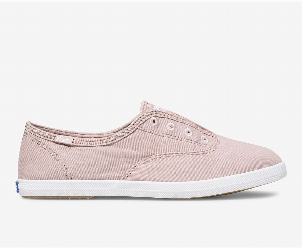 Women's Keds CHilax Seasonal Washable Slip Ons Pink 2540791TP - South Africa